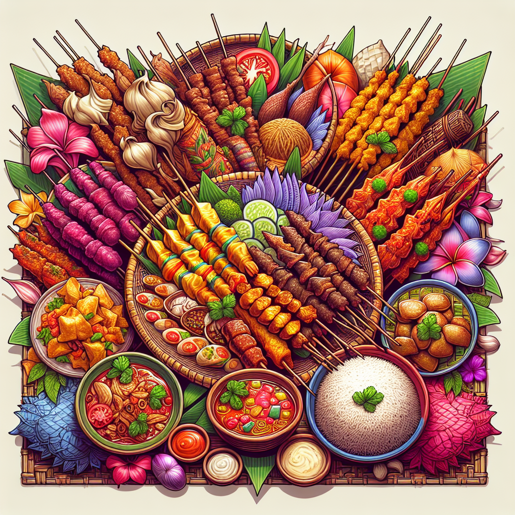 Mewarnai Gambar Makanan Tradisional Indonesia yang Menggugah Selera