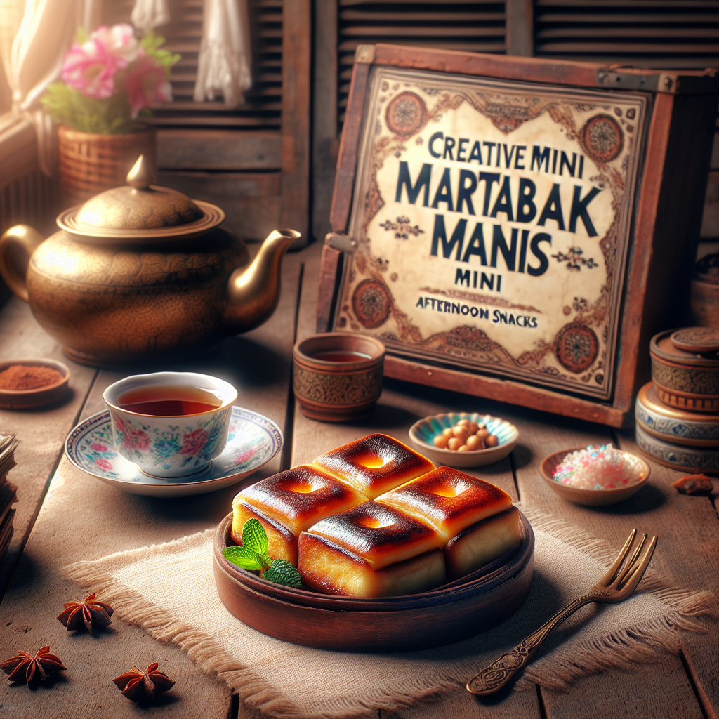 Resep Kreatif Martabak Manis Mini untuk Camilan Sore Hari